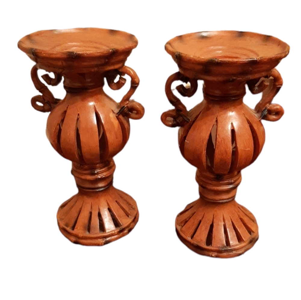 Candle Holders Brown